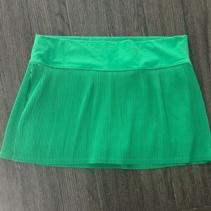 All in Motion Vibrant Green Mini Skirt